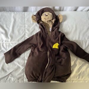 Carters Monkey Sweatshirt Fleece Costume